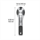 4-piece stainless steel measuring spoon set