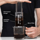 aeropress clear espresso brewer