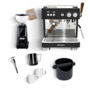 baby t espresso machine kit black