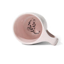 pink cat art diner mug