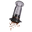 aeropress clear black espresso brewer