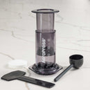 aeropress clear black espresso brewer