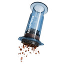 aeropress clear blue espresso brewer