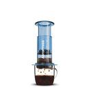 aeropress clear blue espresso brewer
