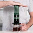 aeropress clear green espresso brewer