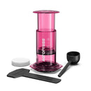 aeropress clear pink espresso brewer