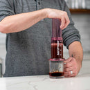 aeropress clear pink espresso brewer