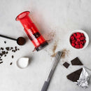 aeropress clear red espresso brewer