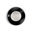 black demi cup and saucer set