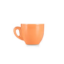 orange espresso cup and saucer set