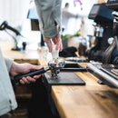 white design 5 espresso tamper