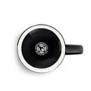 black porcelain diner mug