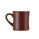 brown porcelain diner mug