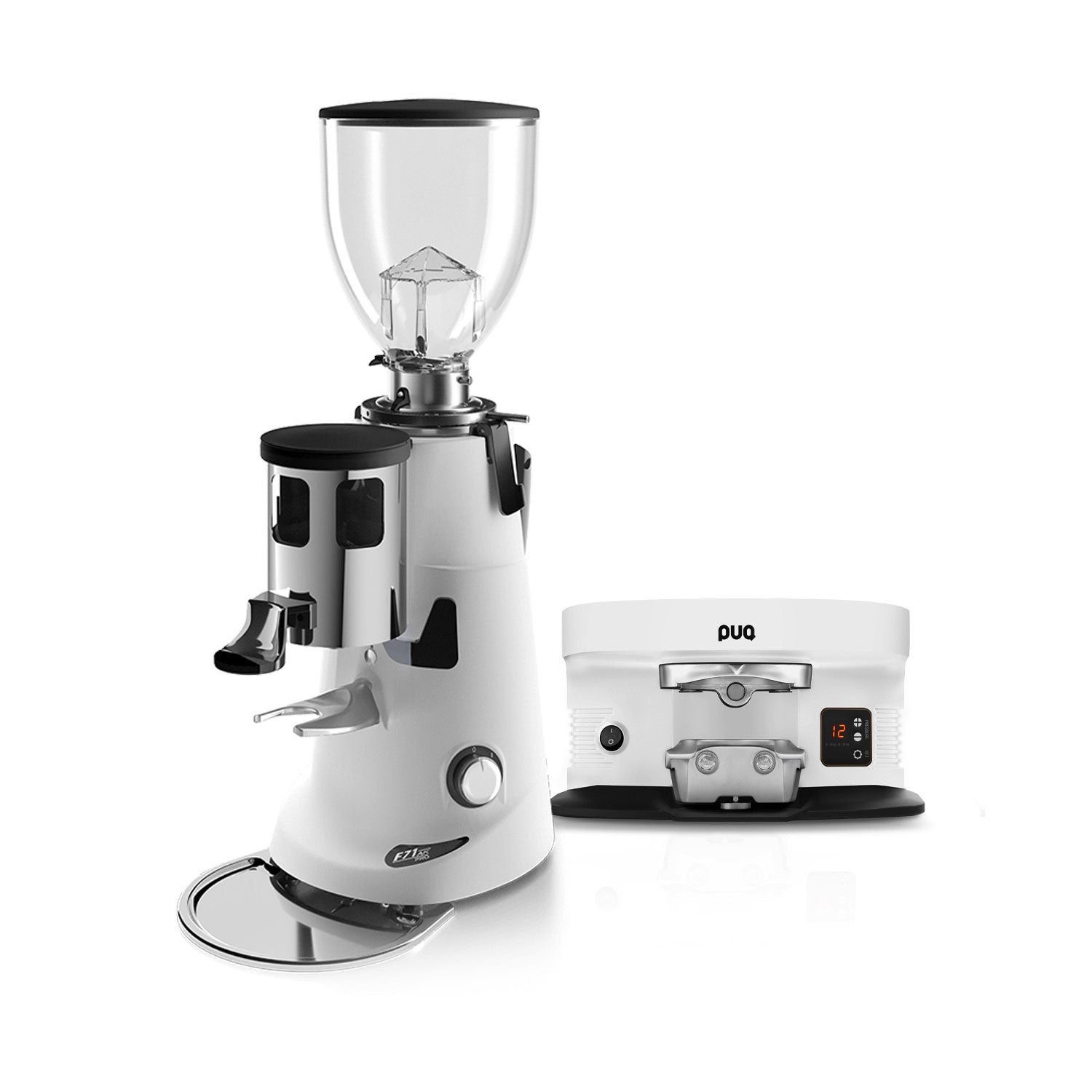 Fiorenzato F71 AK PRO x PUQpress M4 Bundle - White/White