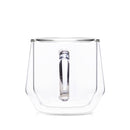 hearth clear glass mug 8oz