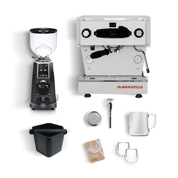 silver linea mini espresso machine kit