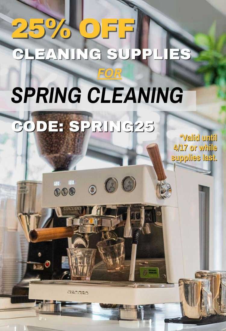 spring cleaning 25 percent off cleaning supplies sale