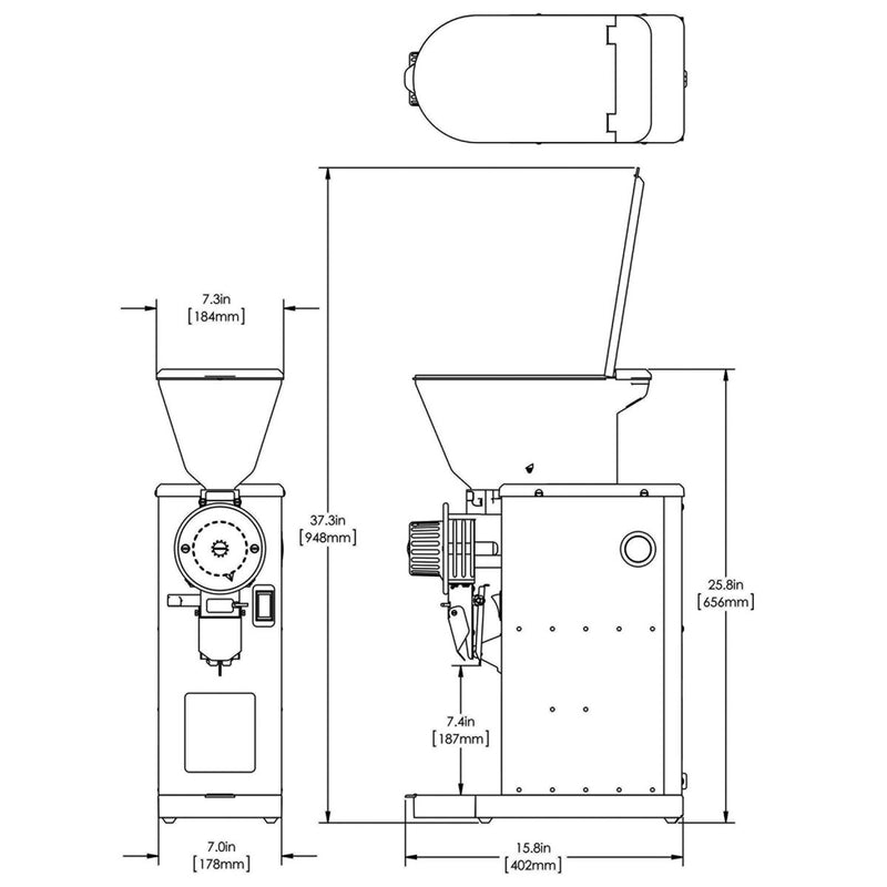 bunn gvh3 commercial coffee grinder preinstall