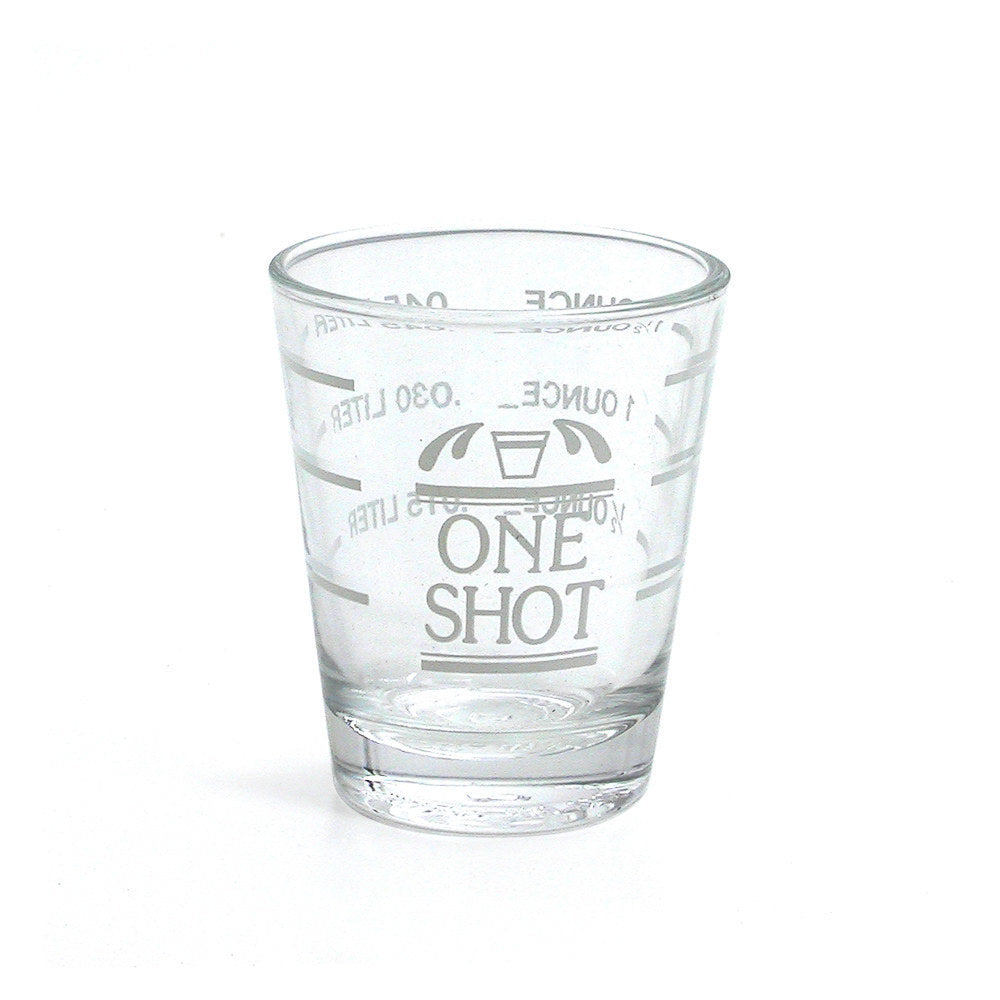 2 Oz Shot Glass For Single Shot of Ristretto Heavy Base Square
