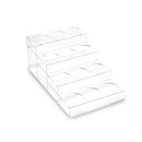 4 tier acrylic display rack holds 12 bottles