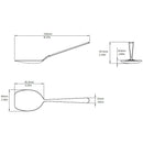 foam spoon dimensions