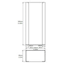 clear acrylic coffee sleeve dispenser diagram