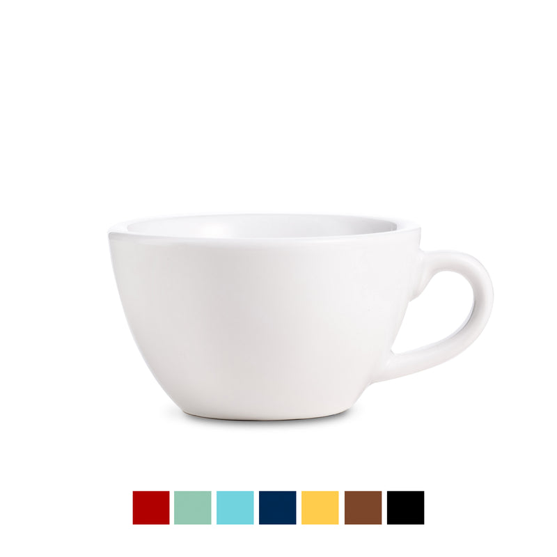 Loveramics Egg Style Cappuccino Cup & Saucer - White (6.7oz/200ml)