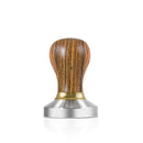 Barista Basics Design 5 Bocote Wood Espresso Tamper - 58mm, Convex