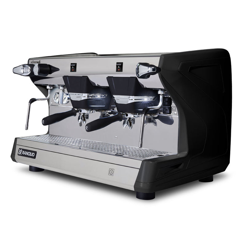 rancilio classe 5 s 2 group black espresso machine