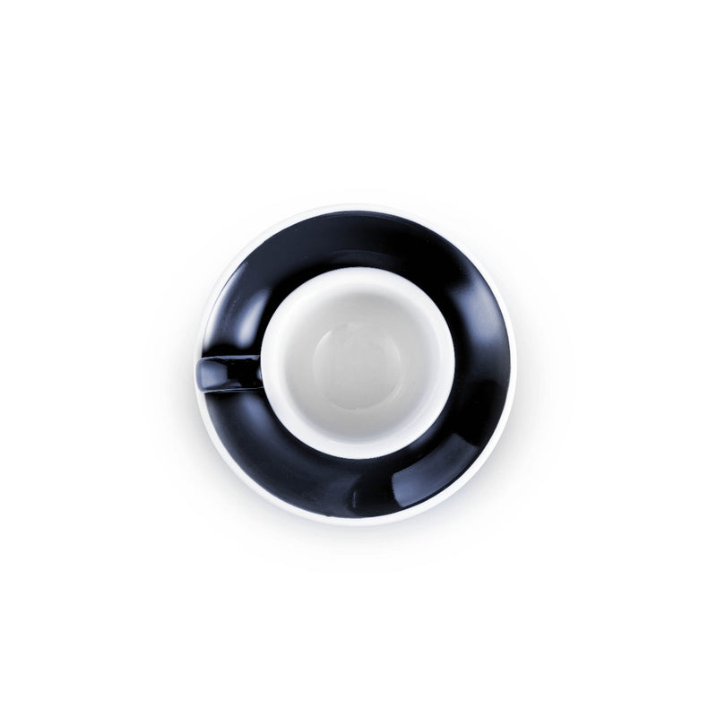 Loveramics Egg Style Espresso Cup & Saucer - White (2.7oz/80ml)