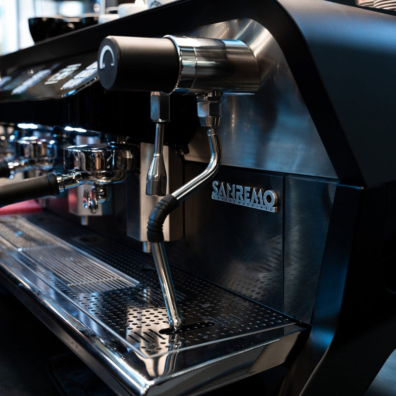 sanremo f18 3 group espresso machine display