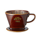 kalita style ceramic dripper 102 brown