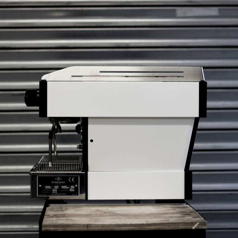 linea pb av 2 group white espresso machine