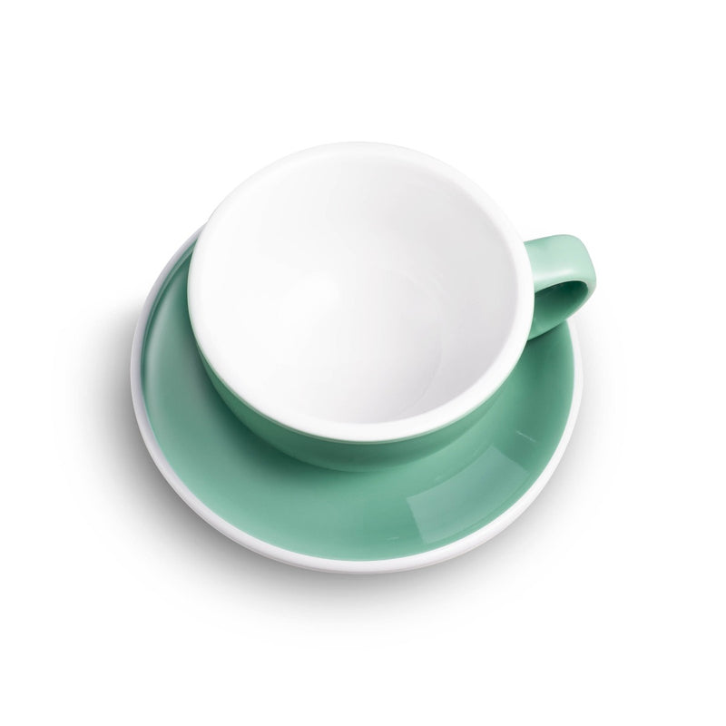 Egg Style Cappuccino Cup & Saucer (6.7oz/200ml) - Set of 2