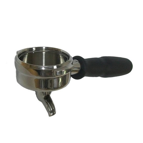 La Marzocco Stainless Steel OEM Complete Portafilter w/ Rubber Handle - Single