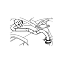 La Marzocco New Style Male Banjo Tube (Special Order Item)