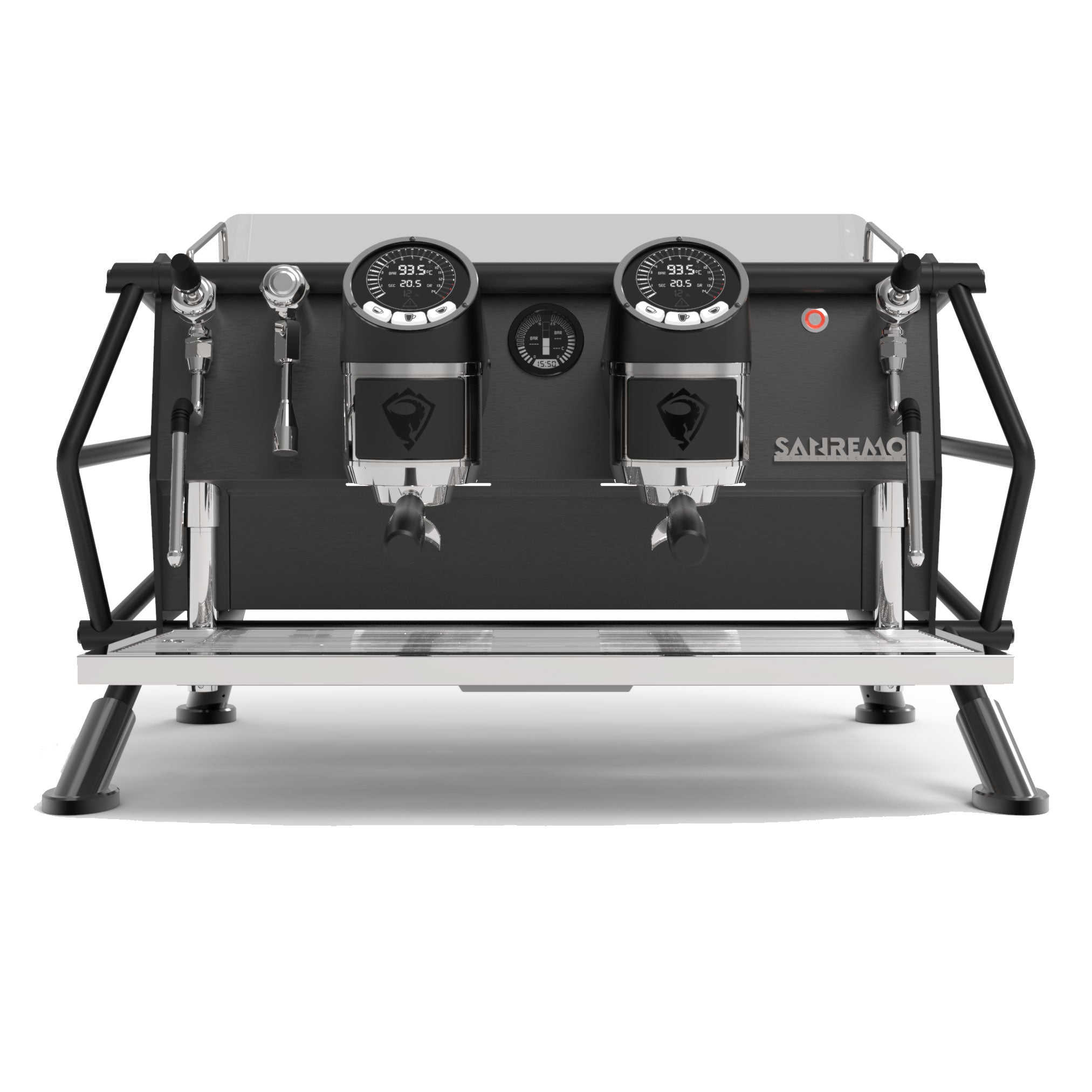 Sanremo Café Racer Naked 2 Group Volumetric Espresso Machine - Black/B