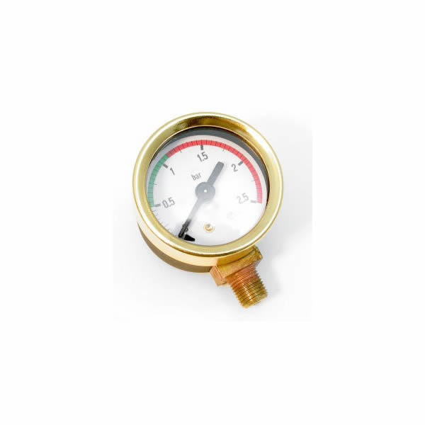 La Pavoni Pressure Gauge Brass (Special Order Item)