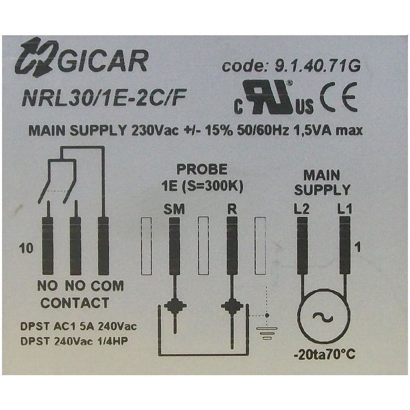 GICAR NRL30/1E2C/F 230V Auto-fill Control Unit