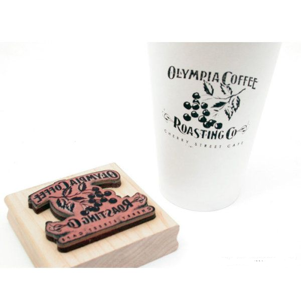 Custom Rubber Stamp (your art or logo) - 2 x 3 or 3 x 3 (Special O