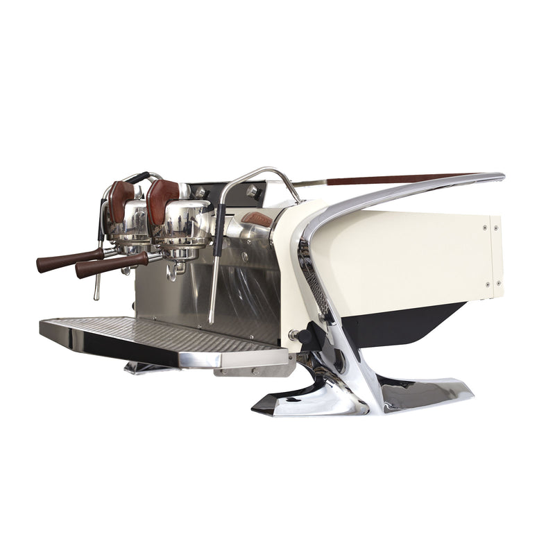 slayer steam lp 2 group espresso machine bone beige