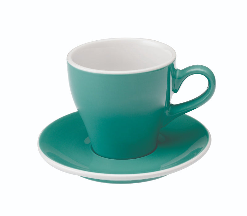 Tulip Style Latte Cup & Saucer (9.5oz/280ml) - Set of 2