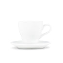 loveramics white tulip shaped latte cup and saucer