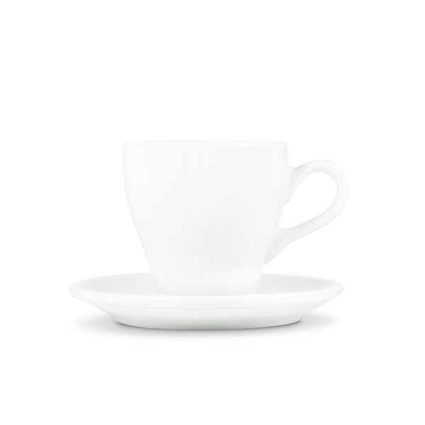 Loveramics Tulip Style Latte Cup & Saucer - White (9.5oz/280ml)