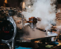 Espresso machine with steam