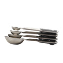 4-piece stainless steel measuring spoon set
