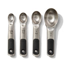 4-piece stainless steel measuring spoon set