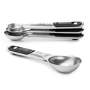 4-piece stainless steel measuring spoon set