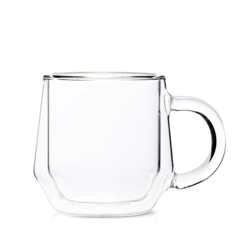 hearth glass mug clear