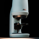 White puqpress pro with 'puq' branding on a black background
